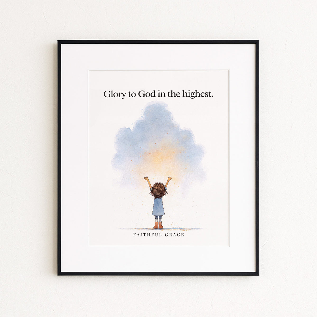 Glory to God in the highest.