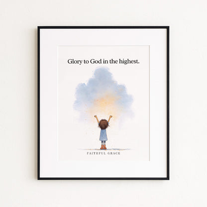 Glory to God in the highest.