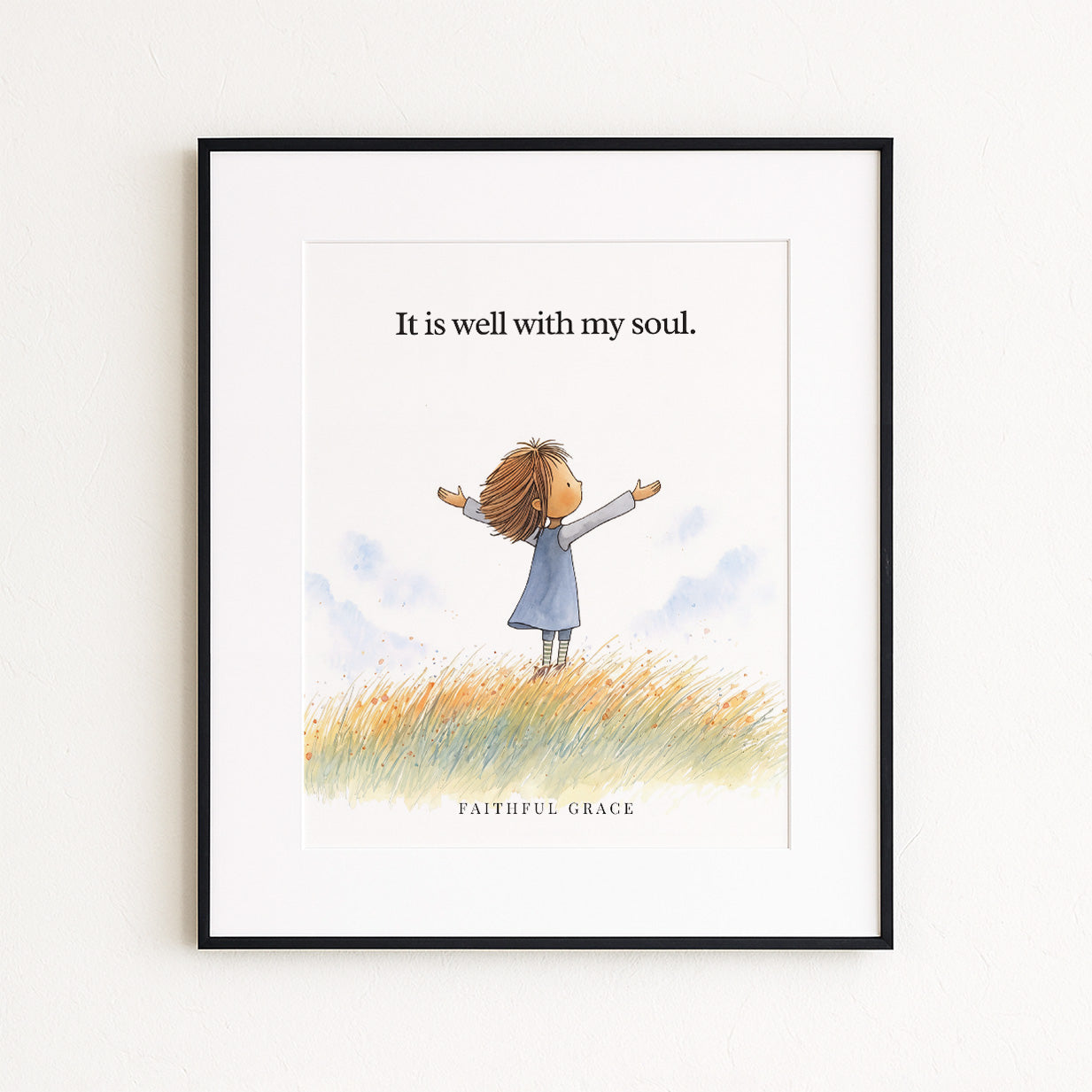 It is well with my soul.