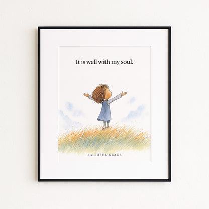 It is well with my soul.