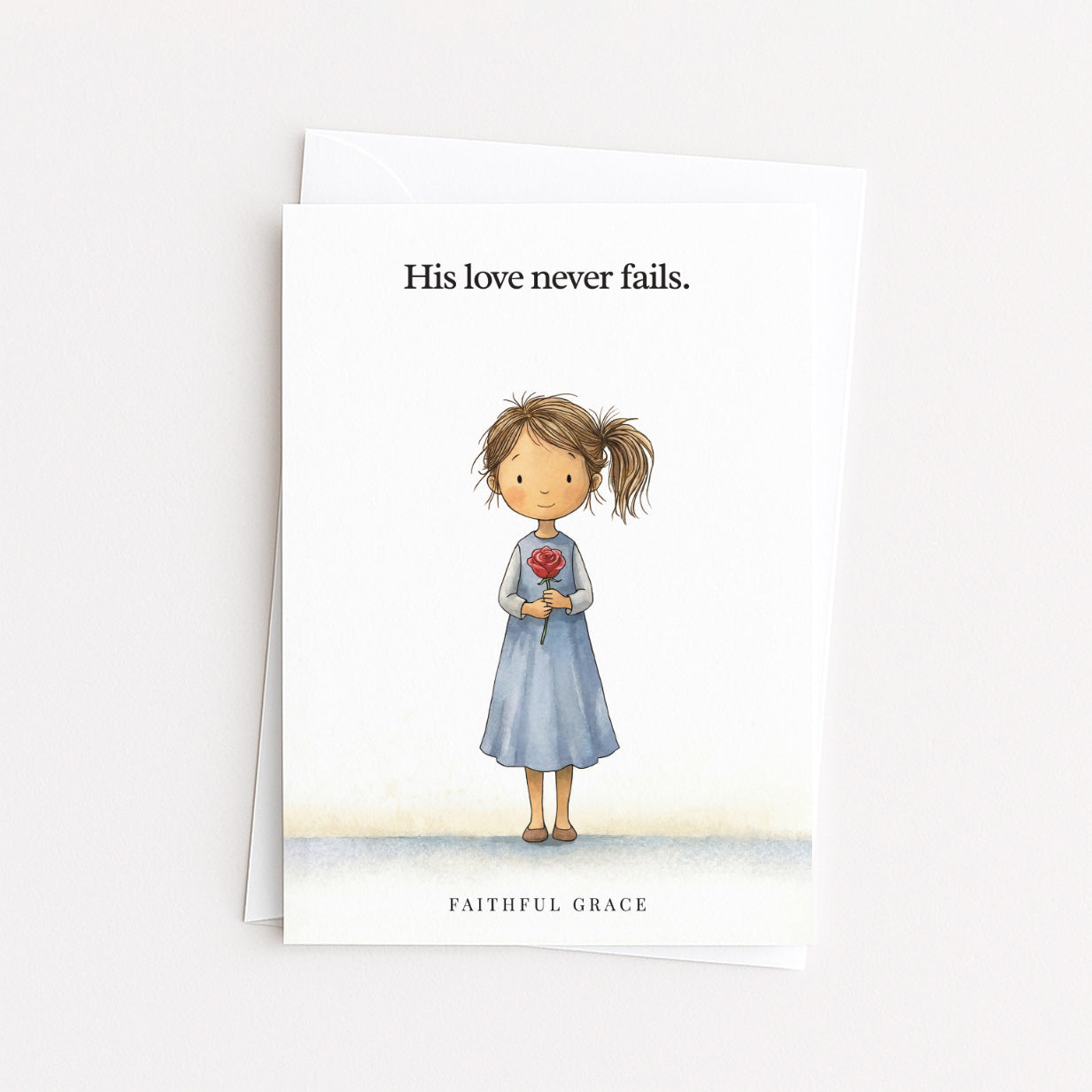 His love never fails.
