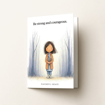 Strong and courageous.