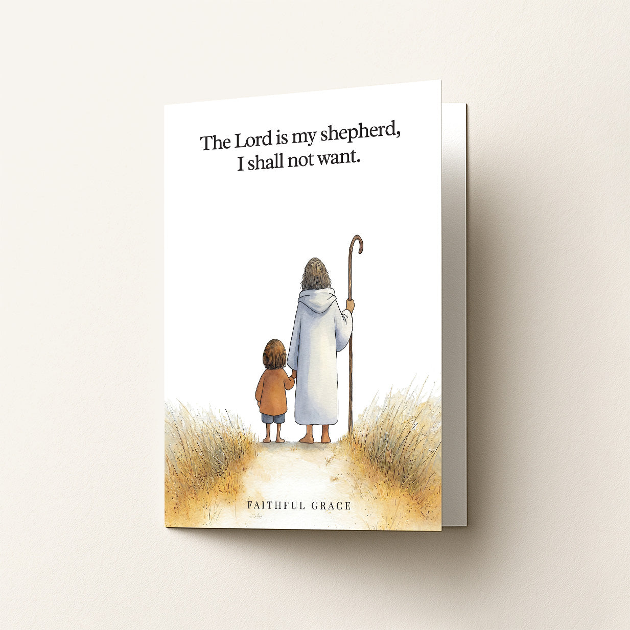 The Lord is my shepherd.