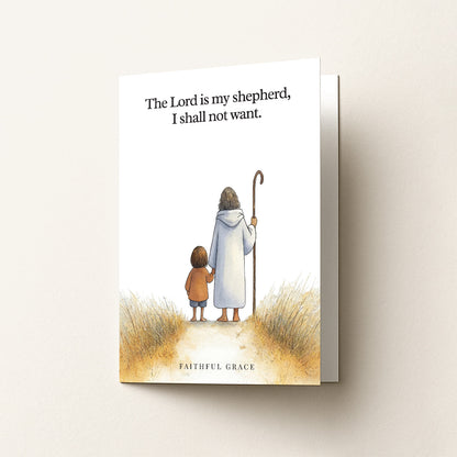 The Lord is my shepherd.