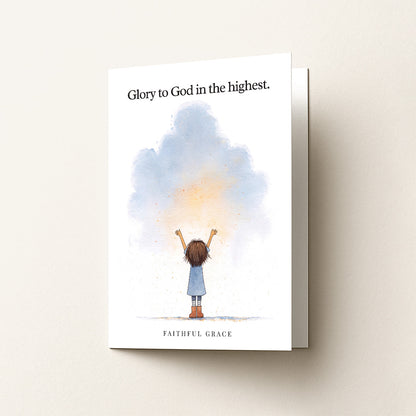 Glory to God in the highest.