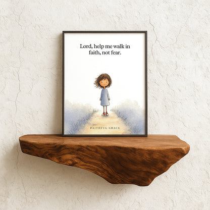 Help me walk in faith, not fear.