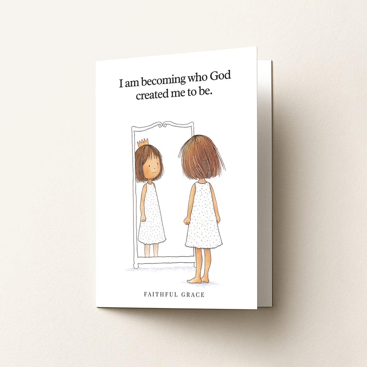 Becoming who God created me to be.