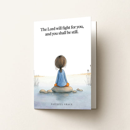 The Lord will fight for you.