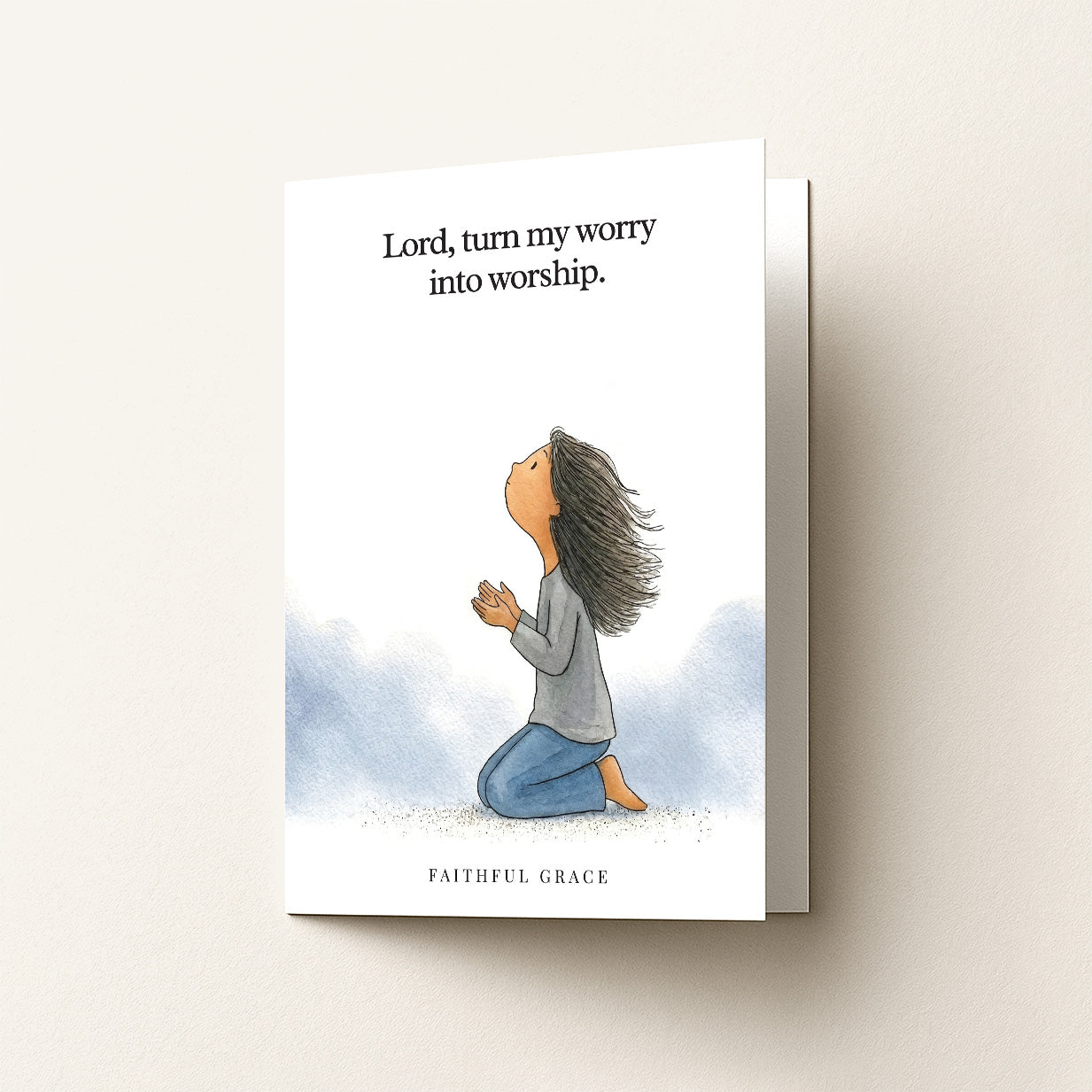 Turn my worry into worship.