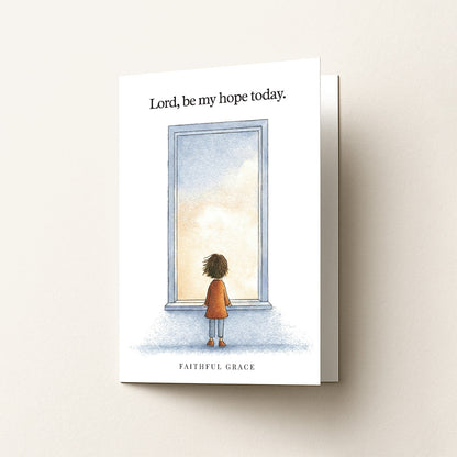 Be my hope today.