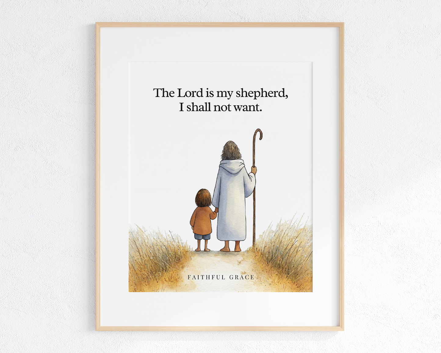The Lord is my shepherd.