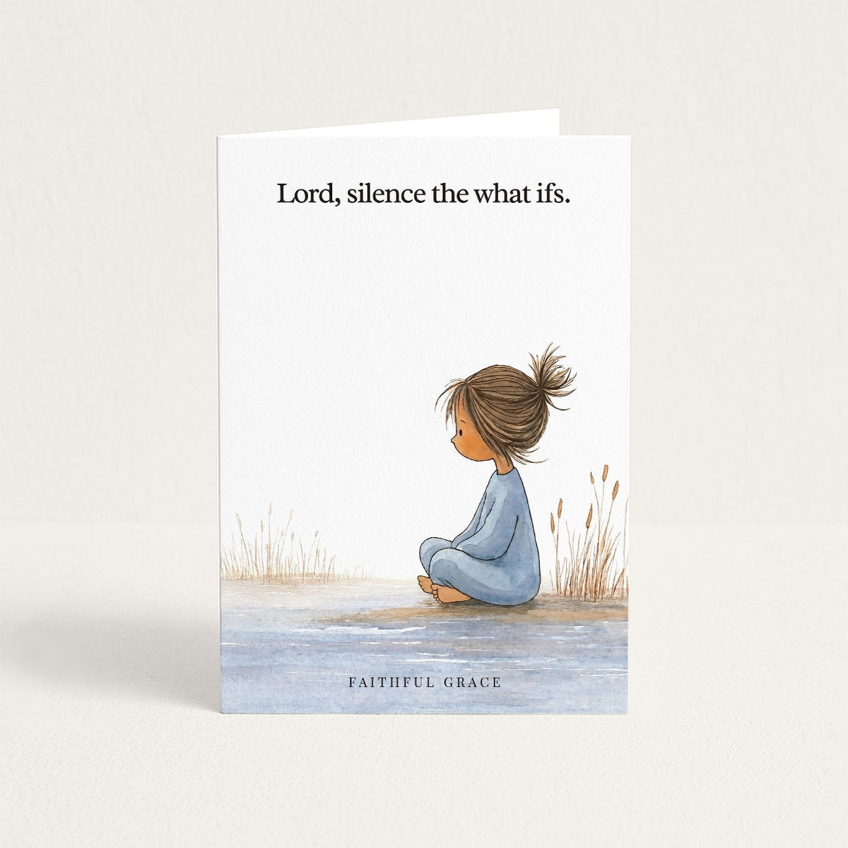 Peace card reading "Lord, silence the what ifs."